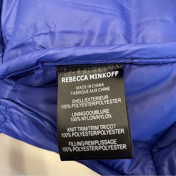 Rebecca Minkoff Purple quilted Spring jacket. Size S. Oversized. Fits size M-L. - Picture 8 of 10